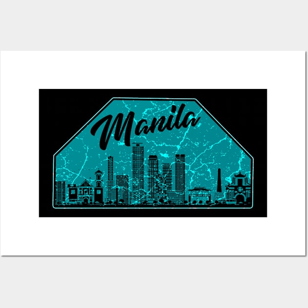 Manila Philippines Wall Art by Mila46